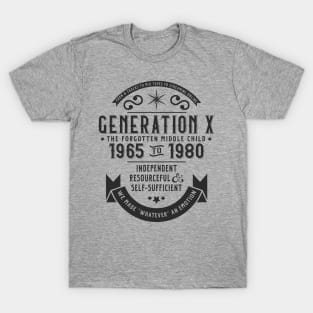 Generation X: The Middle Child T-Shirt